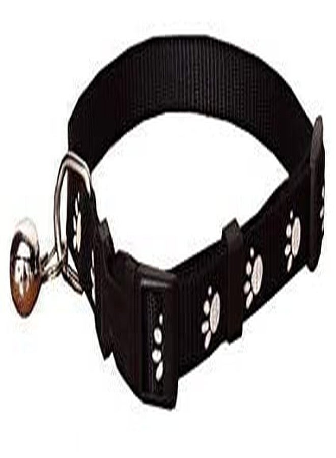 Pups&Pets Nylon Paw Print 10MM Collar Set for Puppies and Cats, Black - 10 MM for Small Pets Only - Image 5